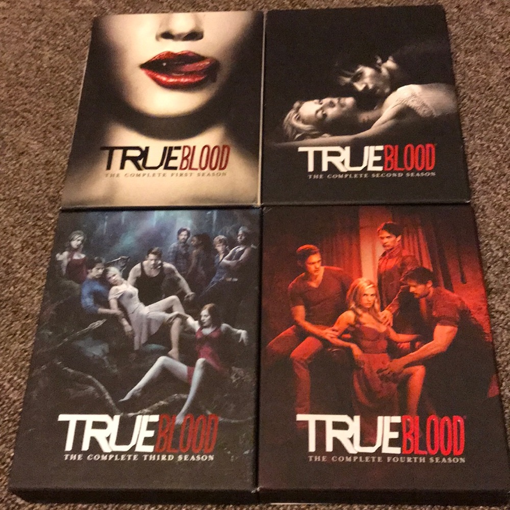 True Blood DVDs Seasons 1-4